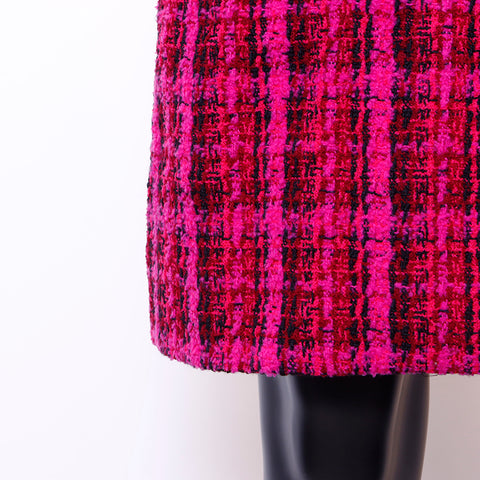 Chanel Size:38 Tweed Coat Purple WS6760