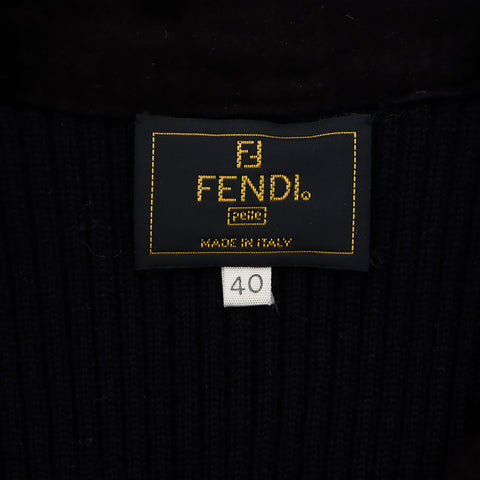 フェンディ FENDI ズッカ ベルト ベスト ブラック WS6774