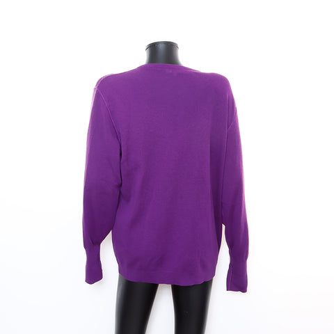 基督教Dior CD徽标开衫Purple WS6776