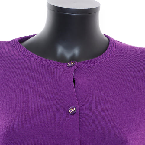 基督教Dior CD徽标开衫Purple WS6776