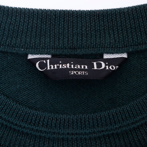 クリスチャンディオール Christian Dior ロゴ ニット グリーン WS6778