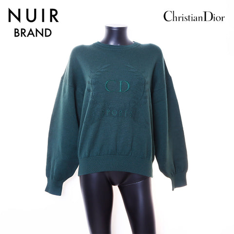 クリスチャンディオール Christian Dior ロゴ ニット グリーン WS6778