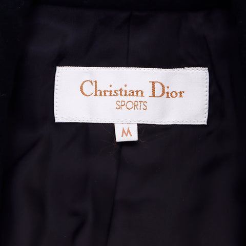 クリスチャンディオール Christian Dior Size:M ロゴ ジャケット ブラック WS6779