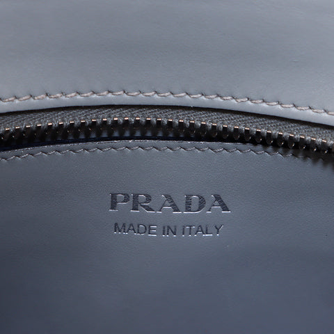 プラダ PRADA 2way サフィアーノ キュイール ハンドバッグ グレー WS6783