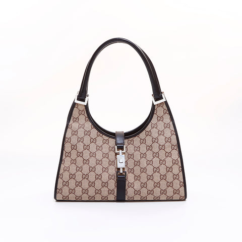 グッチ GUCCI GG キャンバス ジャッキー ショルダーバッグ ベージュ WS6784