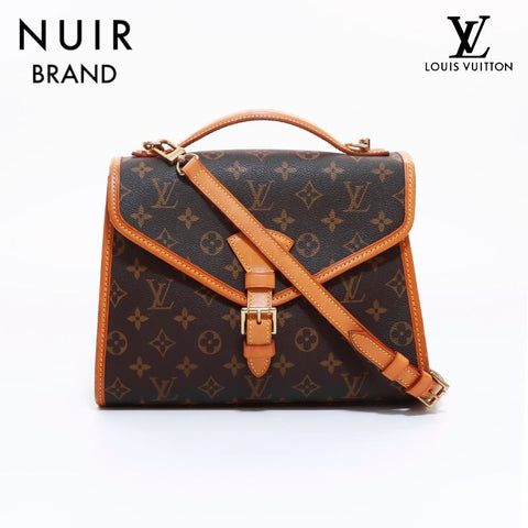 ルイ・ヴィトン LOUIS VUITTON SL0978 モノグラム ベルエア ショルダーバッグ ブラウン WS6792