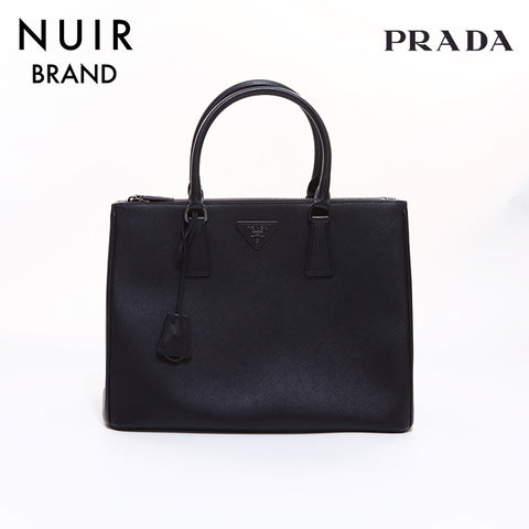 PRADA Saffiano 2way Handbag Black WS6795