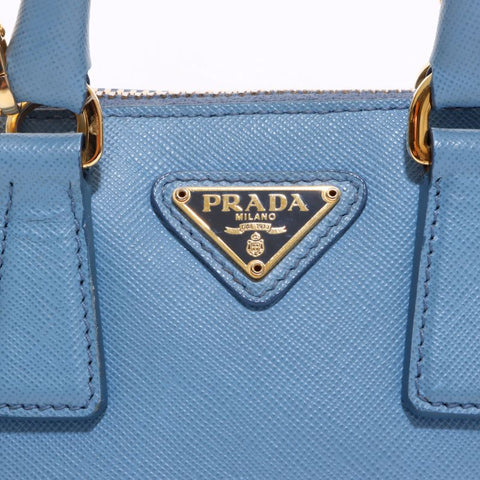 プラダ PRADA サフィアーノ 2way ミニ ショルダーバッグ ブルー WS6798