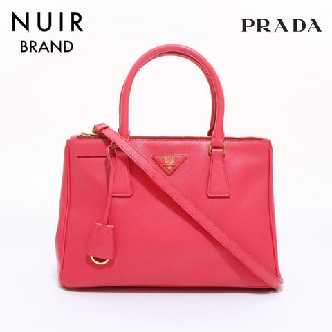PRADA Saffiano 2way shoulder bag Pink WS6800
