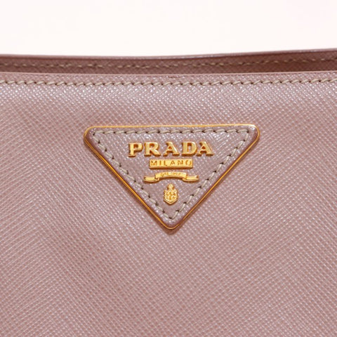 PRADA Saffiano 2way Shoulder Bag beige WS6811