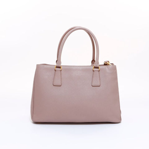 PRADA Saffiano 2way Shoulder Bag beige WS6811