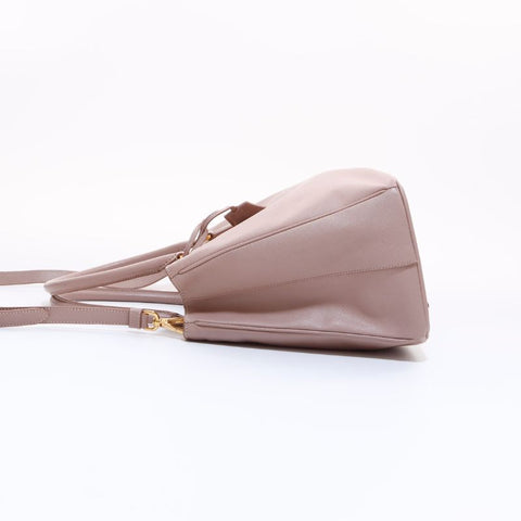 PRADA Saffiano 2way Shoulder Bag beige WS6811