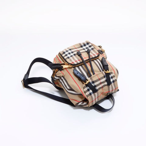 brown check mini backpack Burberry Nova Check Mini Backpack/Daypack Beige WS6816 – NUIR VINTAGE