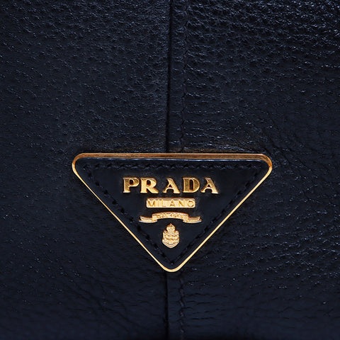 プラダ PRADA ロゴ ショルダーバッグ ブラック WS6818
