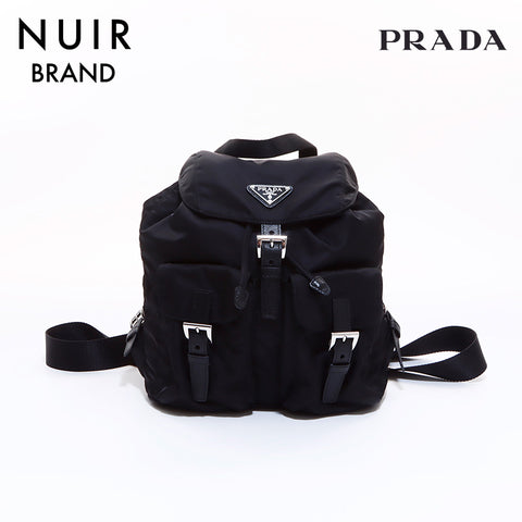 PRADA Nylon Backpack/Daypack Black WS6819
