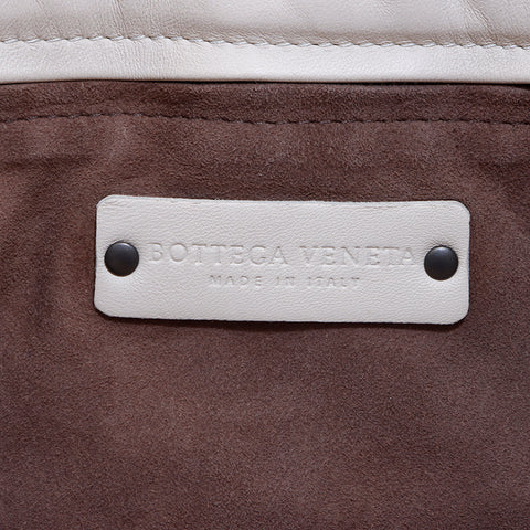 ボッテガヴェネタ BOTTEGAVENETA イントレチャート ハンドバッグ ベージュ WS6833