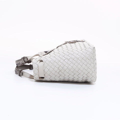 ボッテガヴェネタ BOTTEGAVENETA イントレチャート ハンドバッグ ベージュ WS6833