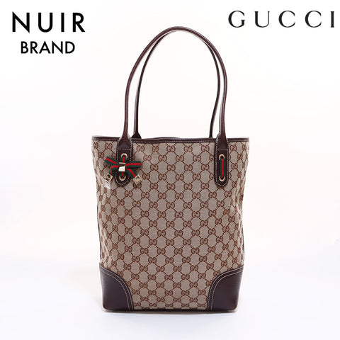 Gucci GG Canvas Tote Bag Beige WS6835