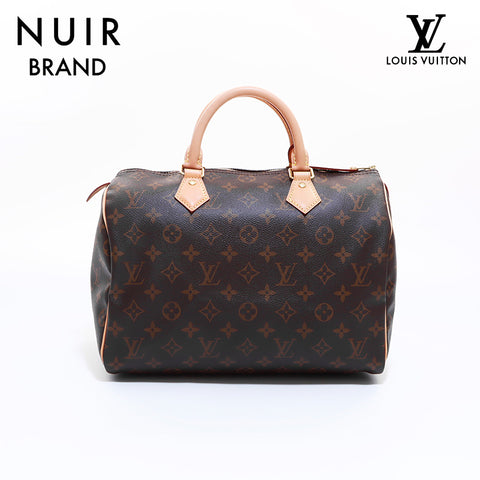 Louis Vuitton LOUIS VUITTON Speedy 30 Boston Bag Brown WS6836