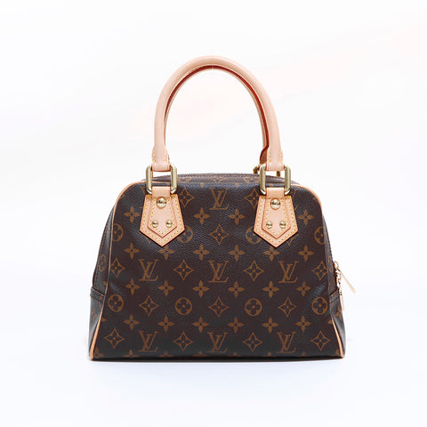 ルイ・ヴィトン LOUIS VUITTON マンハッタンPM ハンドバッグ ブラウン WS6837