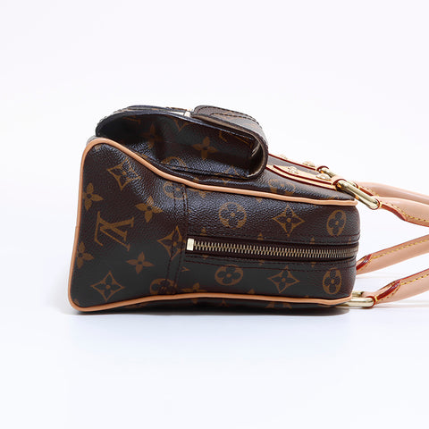 ルイ・ヴィトン LOUIS VUITTON マンハッタンPM ハンドバッグ ブラウン WS6837