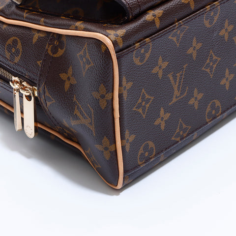 ルイ・ヴィトン LOUIS VUITTON マンハッタンPM ハンドバッグ ブラウン WS6837