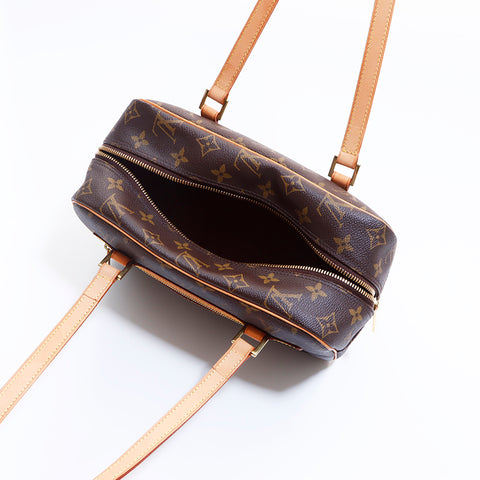 ルイ・ヴィトン LOUIS VUITTON モノグラム シテMM ハンドバッグ ブラウン WS6846