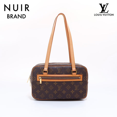 Louis Vuitton LOUIS VUITTON Monogram CiteMM Handbag Brown WS6846