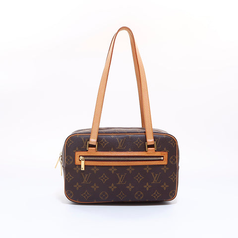 ルイ・ヴィトン LOUIS VUITTON モノグラム シテMM ハンドバッグ ブラウン WS6846