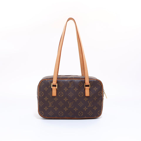 ルイ・ヴィトン LOUIS VUITTON モノグラム シテMM ハンドバッグ ブラウン WS6846