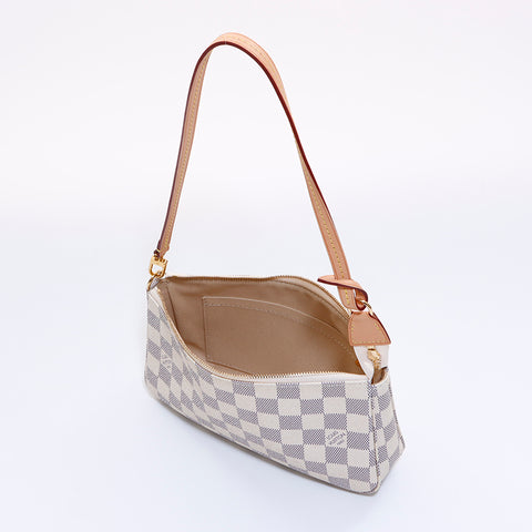 ルイ・ヴィトン LOUIS VUITTON ダミエ アクセソワール ハンドバッグ アイボリー WS6849