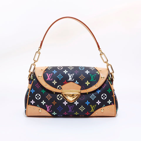 ルイ・ヴィトン LOUIS VUITTON ビバリーMM ハンドバッグ マルチカラー WS6856