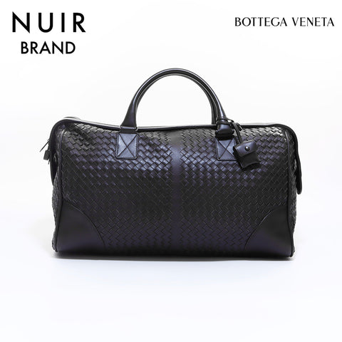 Bottegavenetta Intrecciato Boston Bag Brown WS6861