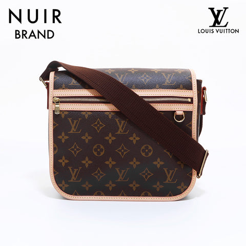 Louis Vuitton LOUIS VUITTON Monogram Messenger Bosfall PM Shoulder Bag Brown WS6863