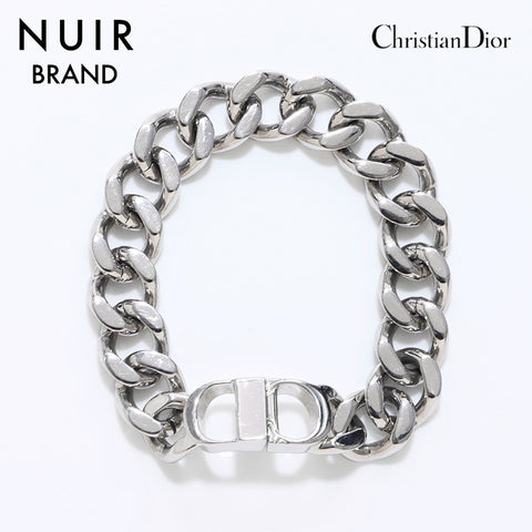 クリスチャンディオール Christian Dior CDチェーン ブレスレット シルバー WS6865