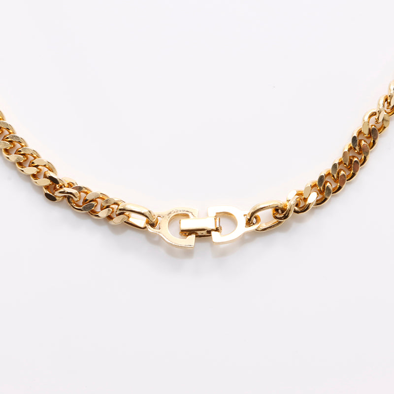 Christian Dior ネックレス ゴールド Christian Dior クリスチャンディオール ロゴ ネックレス