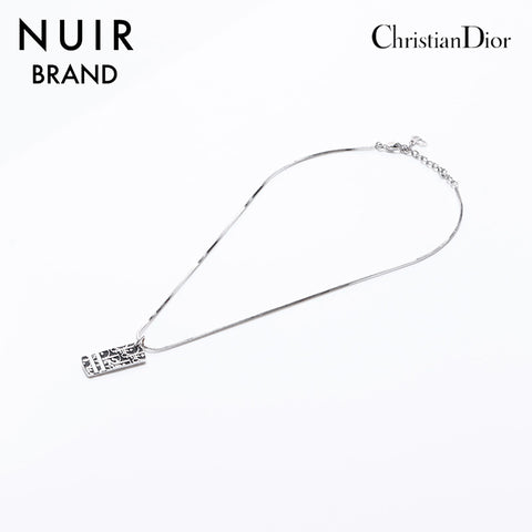 クリスチャンディオール Christian Dior トロッター ネックレス シルバー WS6886