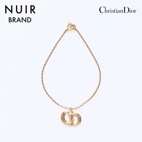 クリスチャンディオール Christian Dior ロゴ ブレスレット ゴールド WS6891