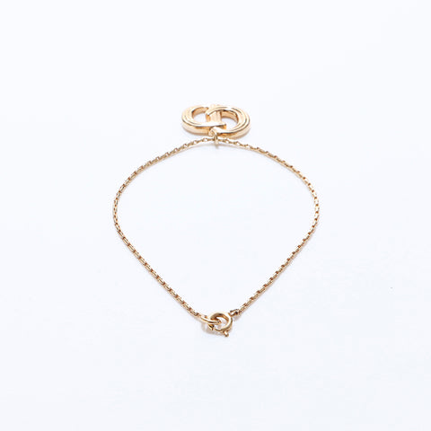 Christian Dior Logo Bracelet Gold WS6891