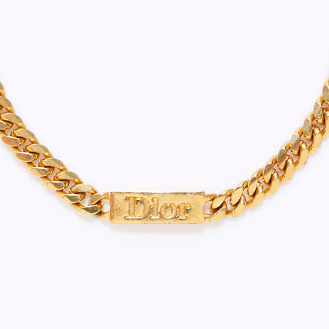 Christian Dior Logo Bracelet Gold WS6892