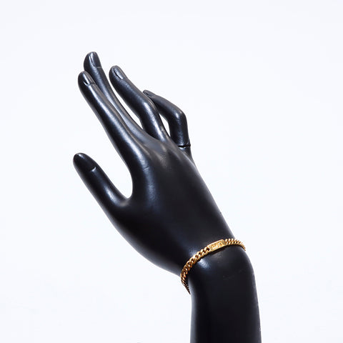 Christian Dior Logo Bracelet Gold WS6892