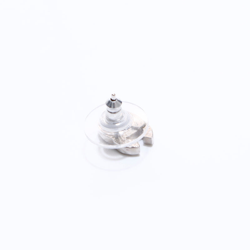 シャネル CHANEL ココマーク ラインストーン ピアス シルバー WS6922