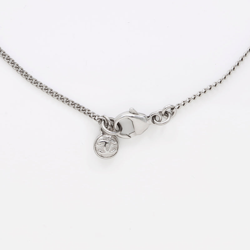 シャネル CHANEL ラインストーン ネックレス シルバー WS6928 – NUIR