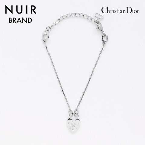クリスチャンディオール Christian Dior ハート ブレスレット シルバー WS6937