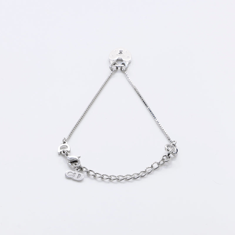 クリスチャンディオール Christian Dior ハート ブレスレット シルバー