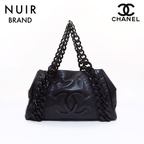 香奈儿香奈儿(Chanel Chanel)可可标记10号手提袋黑色WS6950