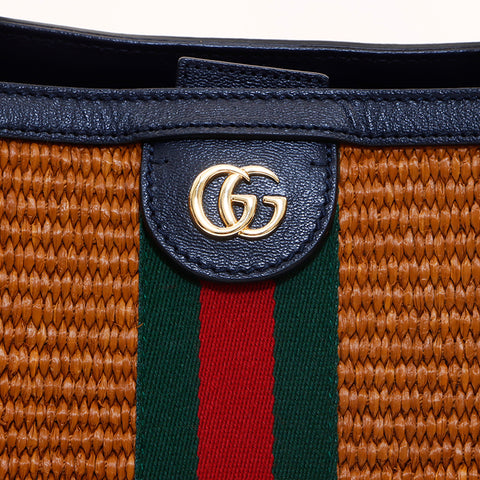 グッチ GUCCI カゴバッグ オフィデア ショルダーバッグ ブラウン WS6988