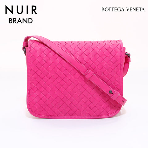 Bottegaveneta Intrecciato Shoulder Bag Pink WS6990