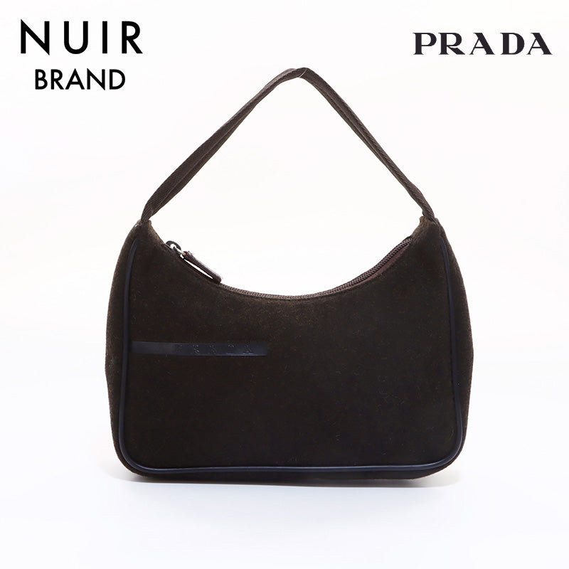 プラダ PRADA スポーツ ウール ハンドバッグ カーキ WS6991 – NUIR VINTAGE