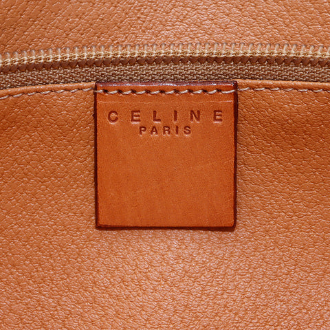 セリーヌ CELINE マカダム ショルダーバッグ ブラウン WS6997